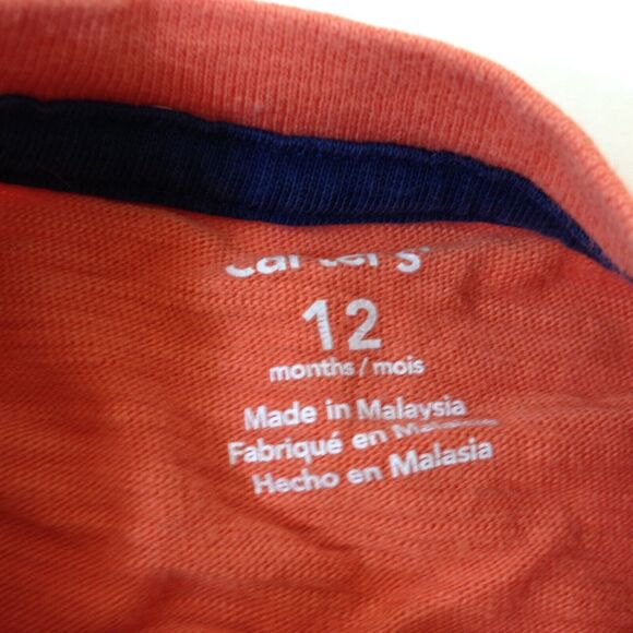 Baby Boys 12 Month Clothes Lot Of 3  Overalls Tee shirt & Shorts Clean - Picture 7 of 8